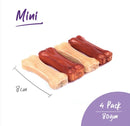 Kazoo Pressed Bone Mini 8cm 80gm 4 Pack