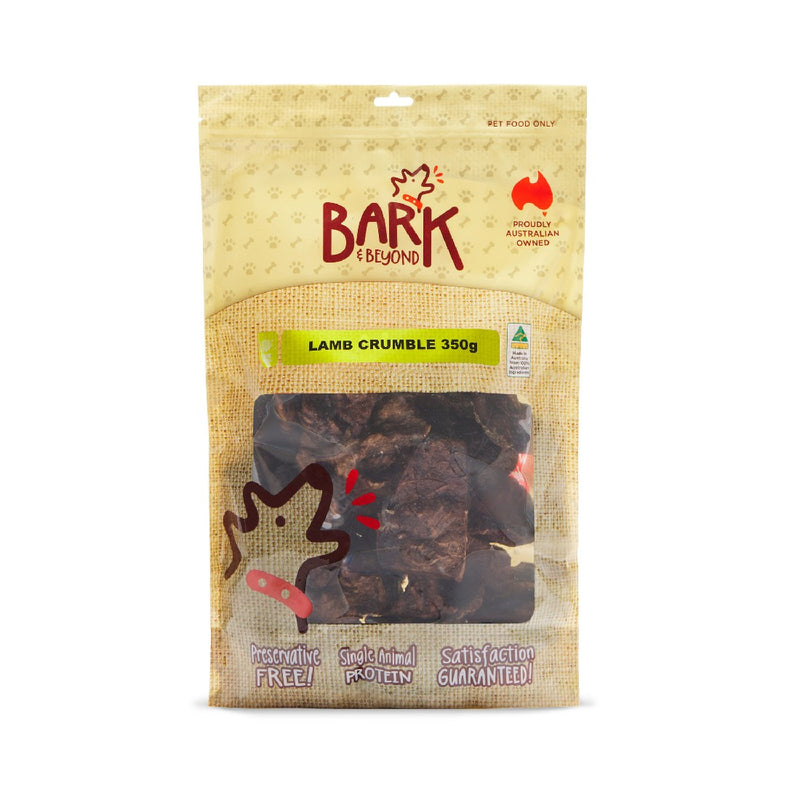 Bark & Beyond Lamb Crumble Dog Treats 350g