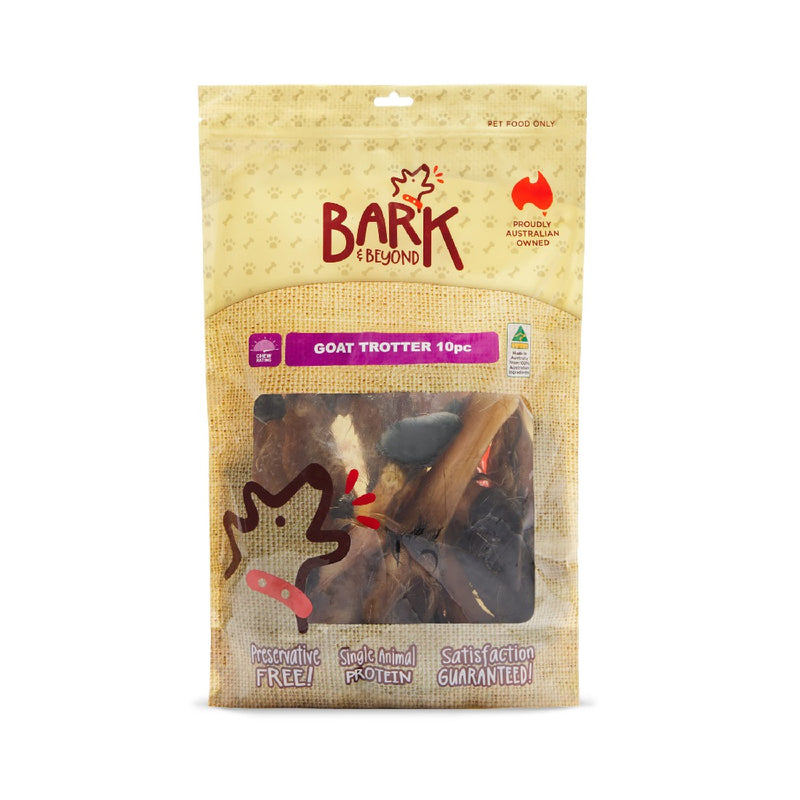 Bark & Beyond Goat Trotter Dog Treats 10pc