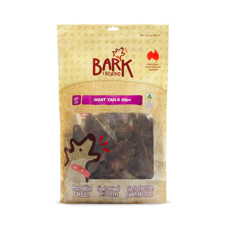 Bark & Beyond Goat Tails Dog Treats 20pc