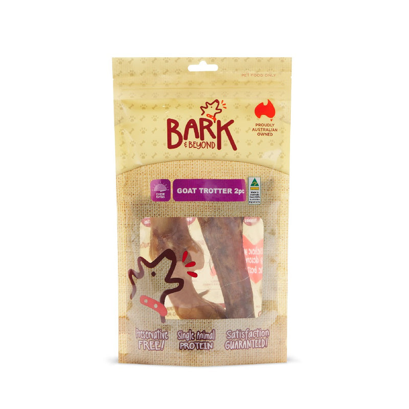 Bark & Beyond Goat Trotter Dog Treats 2pc