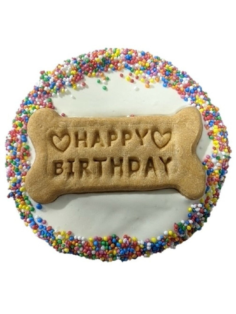 HUGS & TOKE DOGGY YOGHURT BIRTHDAY CAKE COOKIE