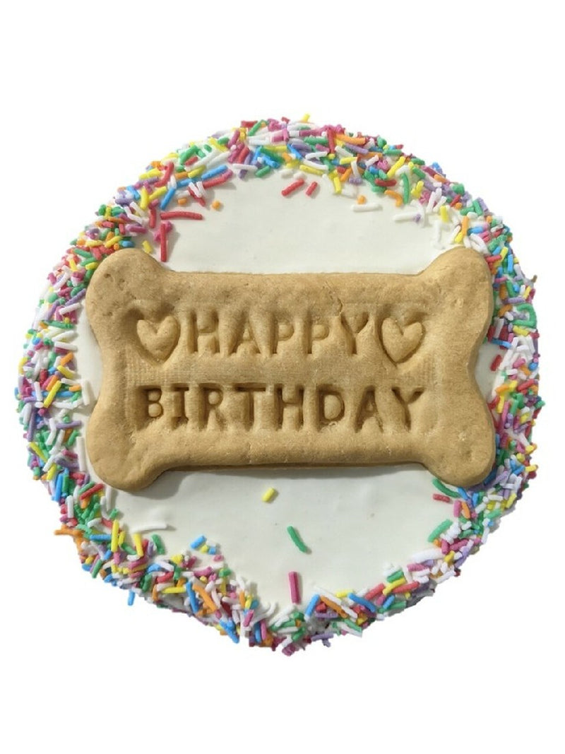 HUGS & TOKE DOGGY YOGHURT BIRTHDAY CAKE COOKIE