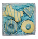 HUDS AND TOKE DOG TREAT PUPPY GIFT BOX BLUE 4PCE