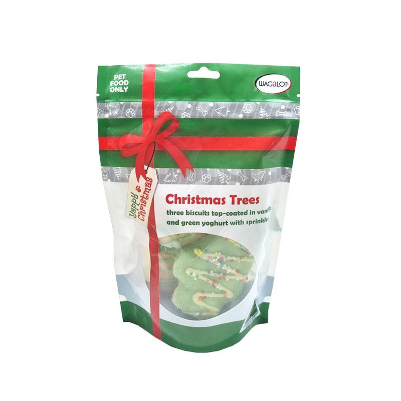 Wagalot Christmas Trees Dog Treats 3 Pack