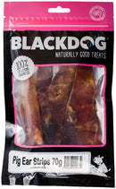 Blackdog Pig Ear Strips 70g