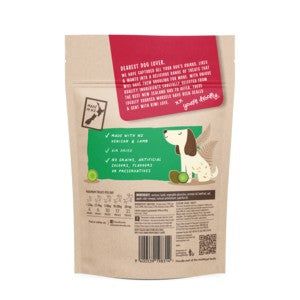 Yours Drooly Dog Treats Venison & Lamb With Kiwi Fruit 200g