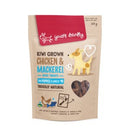 Yours Drooly Dog Treats Chicken & Mackerel For Puppies & Adults 220g